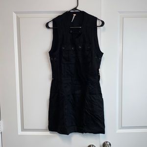 Free People Washed Black Dress